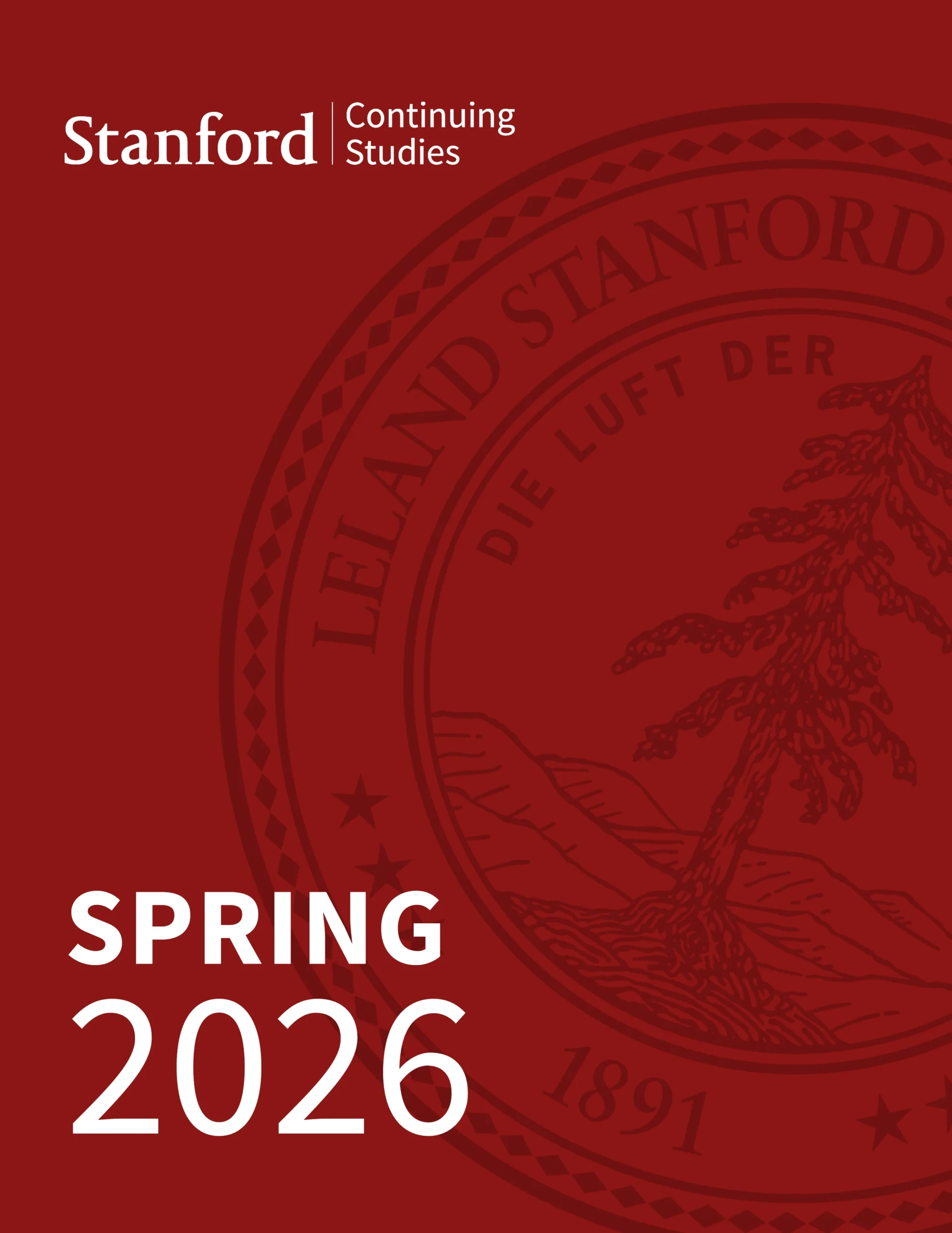 Stanford Continuing Studies Spring 2026